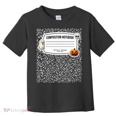 Composition Notebook Costume Adult Halloween For Teachers Toddler T-Shirt