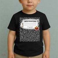 Composition Notebook Costume Adult Halloween For Teachers Toddler T-Shirt thumb 2