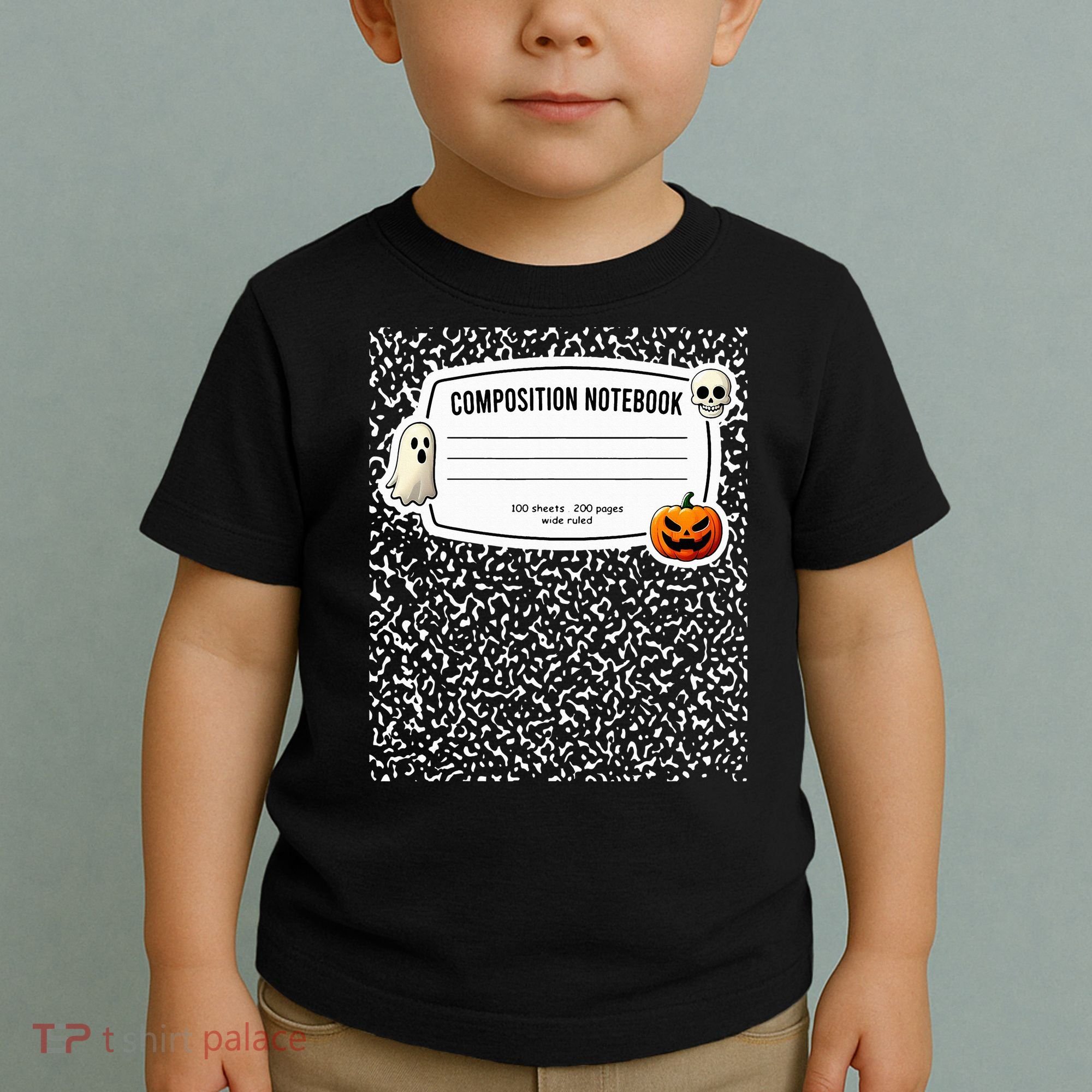 Composition Notebook Costume Adult Halloween For Teachers Toddler T-Shirt