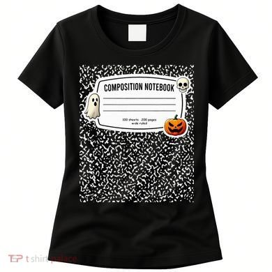 Composition Notebook Costume Adult Halloween For Teachers Women's T-Shirt