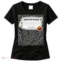 Composition Notebook Costume Adult Halloween For Teachers Women's T-Shirt thumb 0