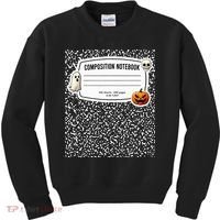 Composition Notebook Costume Adult Halloween For Teachers Kids Sweatshirt thumb 0