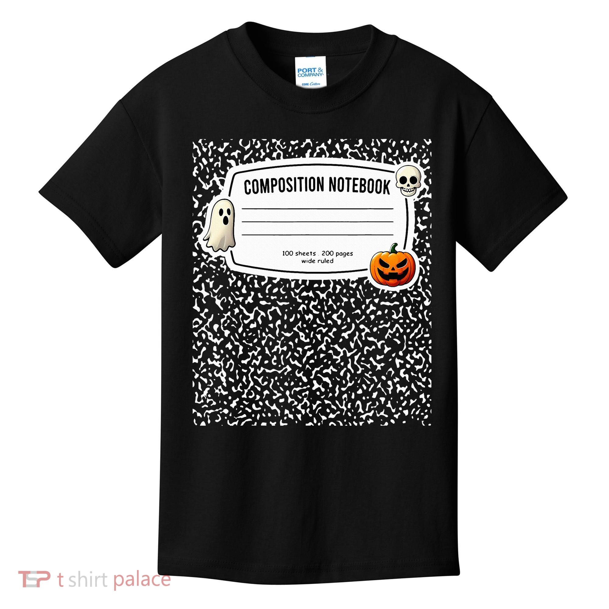 Composition Notebook Costume Adult Halloween For Teachers Kids T-Shirt