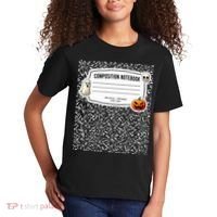 Composition Notebook Costume Adult Halloween For Teachers Kids T-Shirt thumb 2