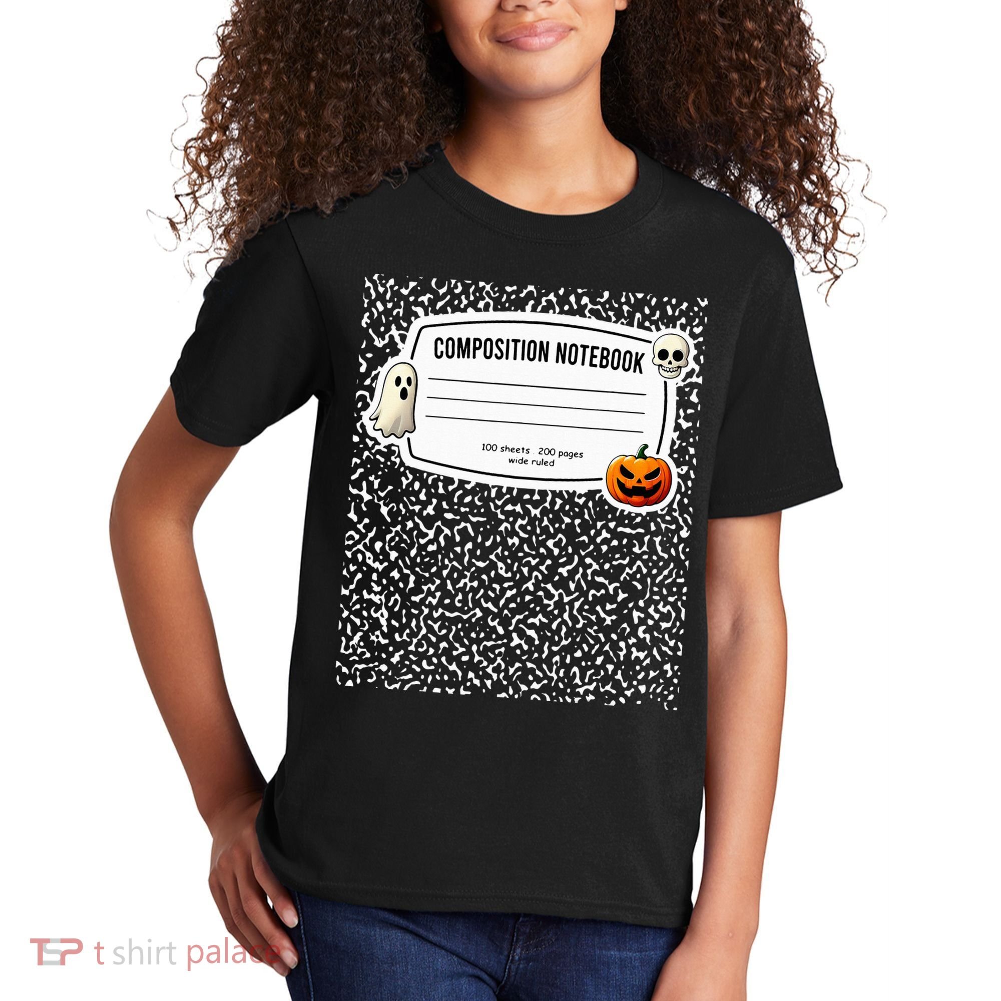 Composition Notebook Costume Adult Halloween For Teachers Kids T-Shirt