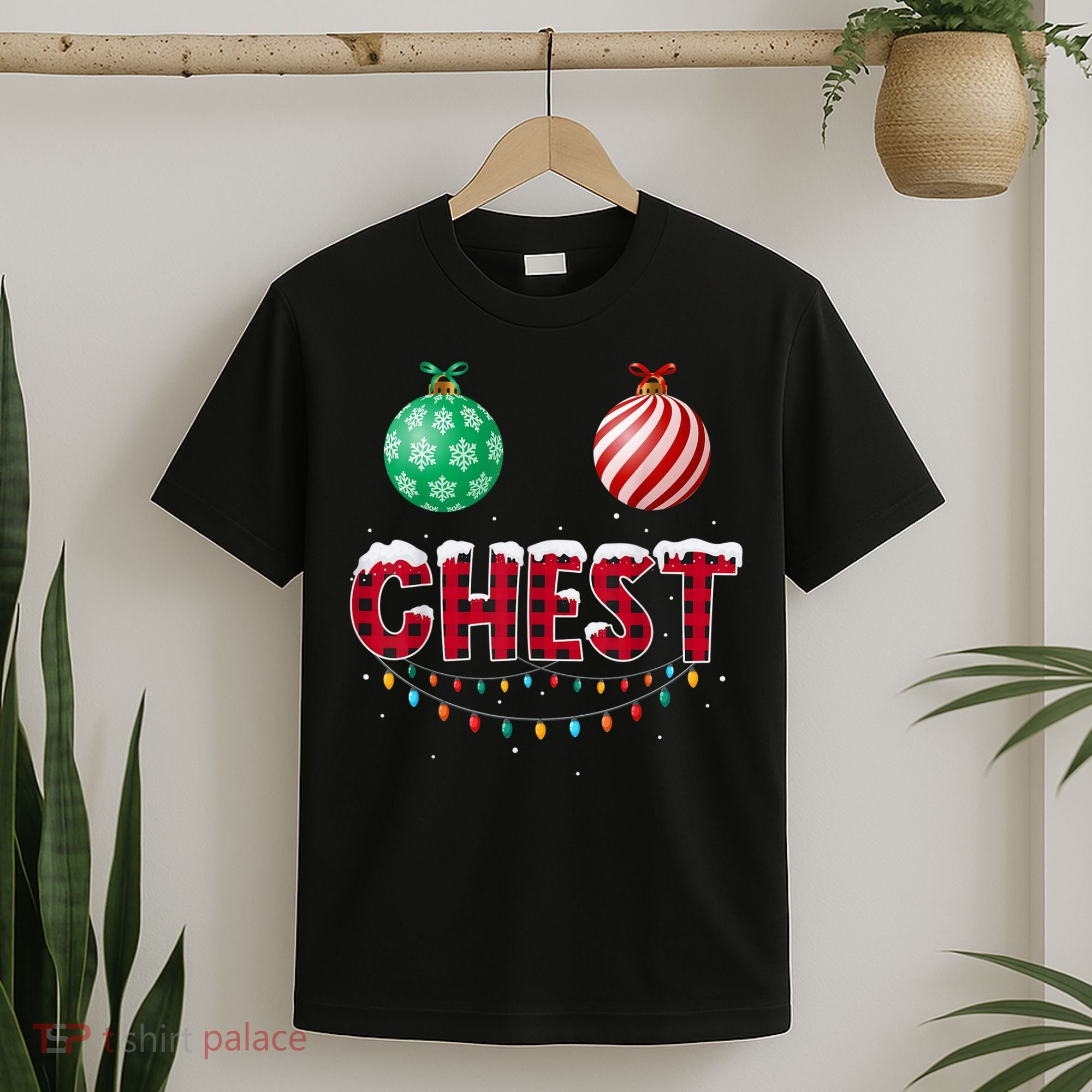 Chest Nuts Christmas Shirt Funny Matching Couple Chestnuts T-Shirt