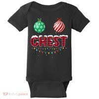 Chest Nuts Christmas Shirt Funny Matching Couple Chestnuts Baby Bodysuit thumb 0