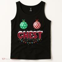 Chest Nuts Christmas Shirt Funny Matching Couple Chestnuts Tank Top thumb 2