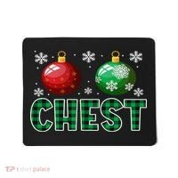 Chest Nuts Christmas Matching Couple Plaid Graphic Chestnuts  Mousepad thumb 0