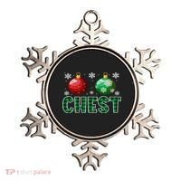 Chest Nuts Christmas Matching Couple Plaid Graphic Chestnuts  Ornament thumb 0