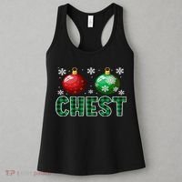 Chest Nuts Christmas Matching Couple Plaid Graphic Chestnuts  Women's Tank Top thumb 3