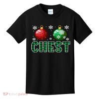 Chest Nuts Christmas Matching Couple Plaid Graphic Chestnuts  Kids T-Shirt thumb 0