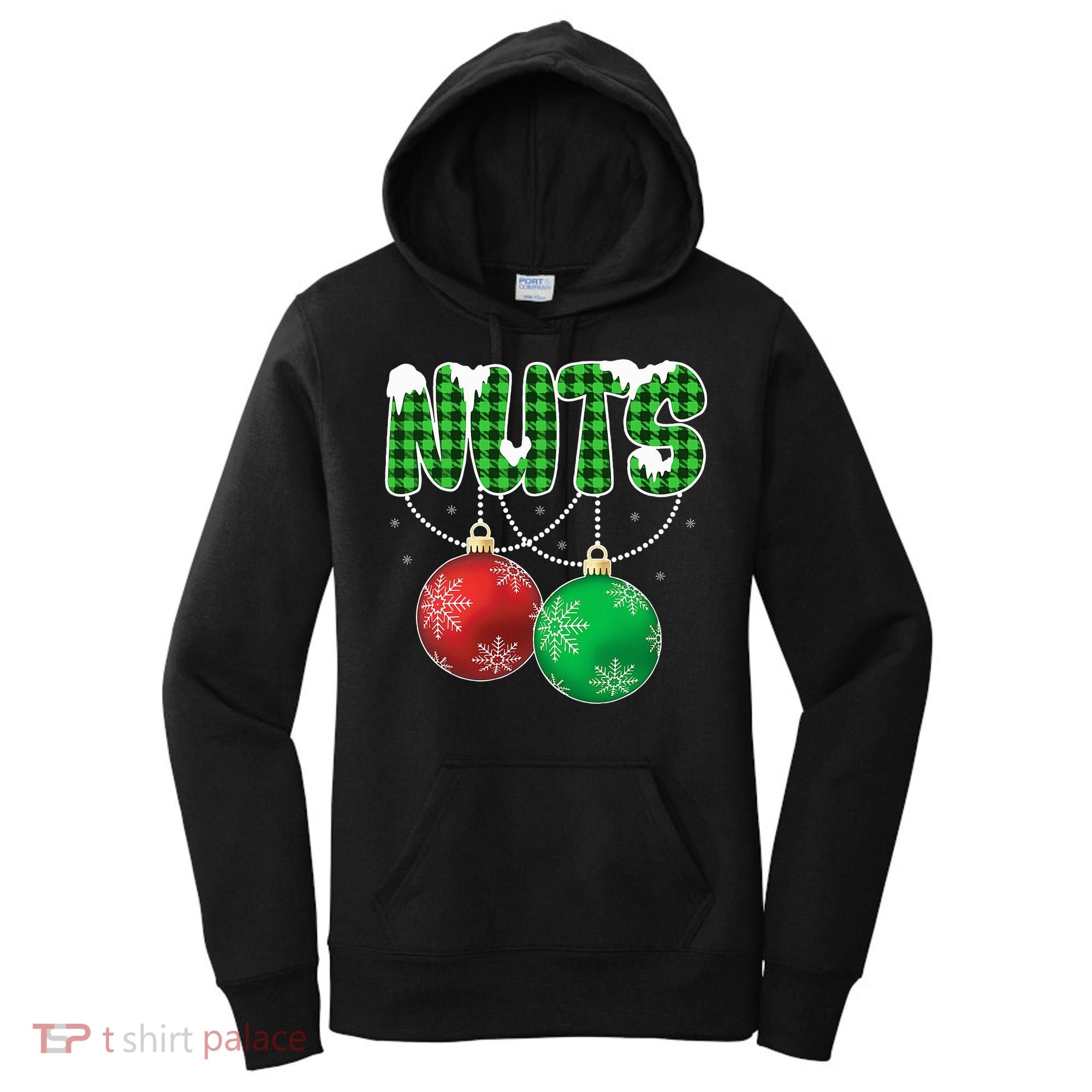 Chest Nuts Christmas Matching Couple Chestnuts  Women's Hoodie