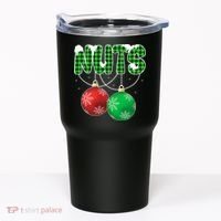 Chest Nuts Christmas Matching Couple Chestnuts  Tumbler thumb 0