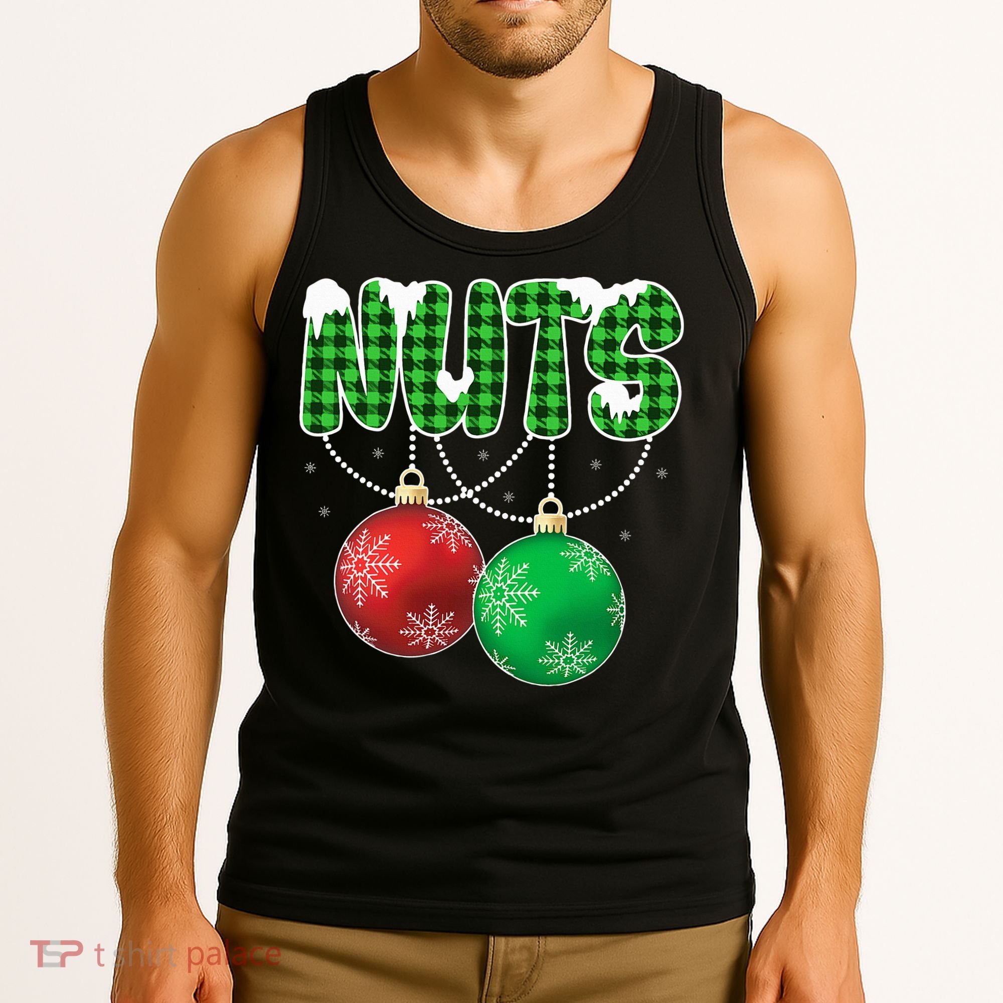 Chest Nuts Christmas Matching Couple Chestnuts  Tank Top