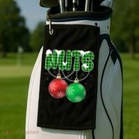 Chest Nuts Christmas Matching Couple Chestnuts  Golf Towel thumb 2