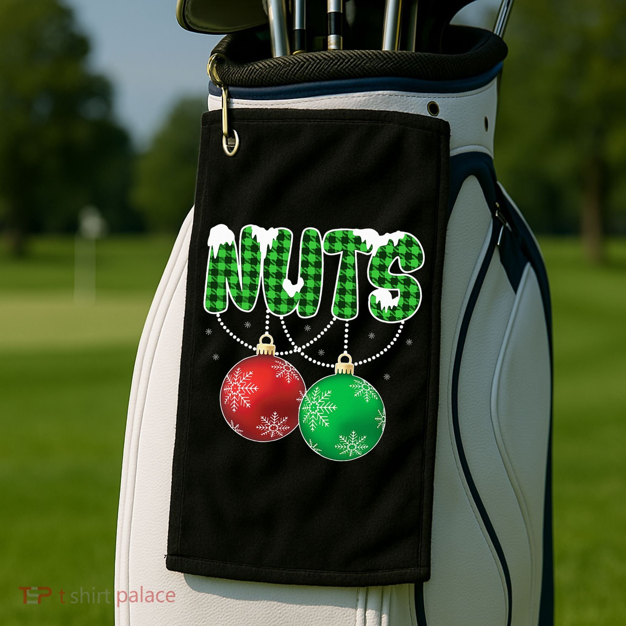 Chest Nuts Christmas Matching Couple Chestnuts  Golf Towel