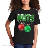Chest Nuts Christmas Matching Couple Chestnuts  Kids T-Shirt thumb 2