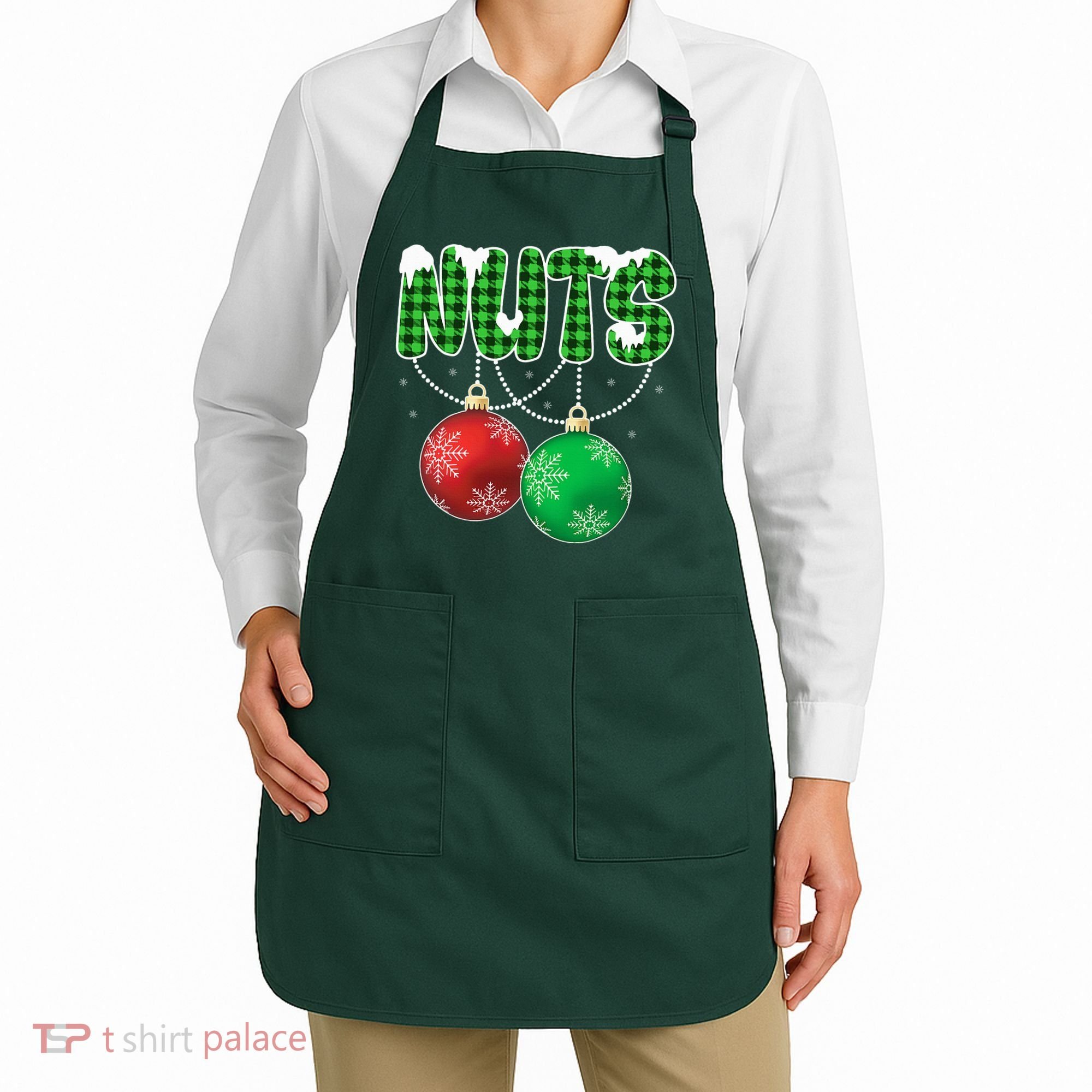 Chest Nuts Christmas Matching Couple Chestnuts  Apron