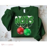 Chest Nuts Christmas Matching Couple Chestnuts  Sweatshirt thumb 2
