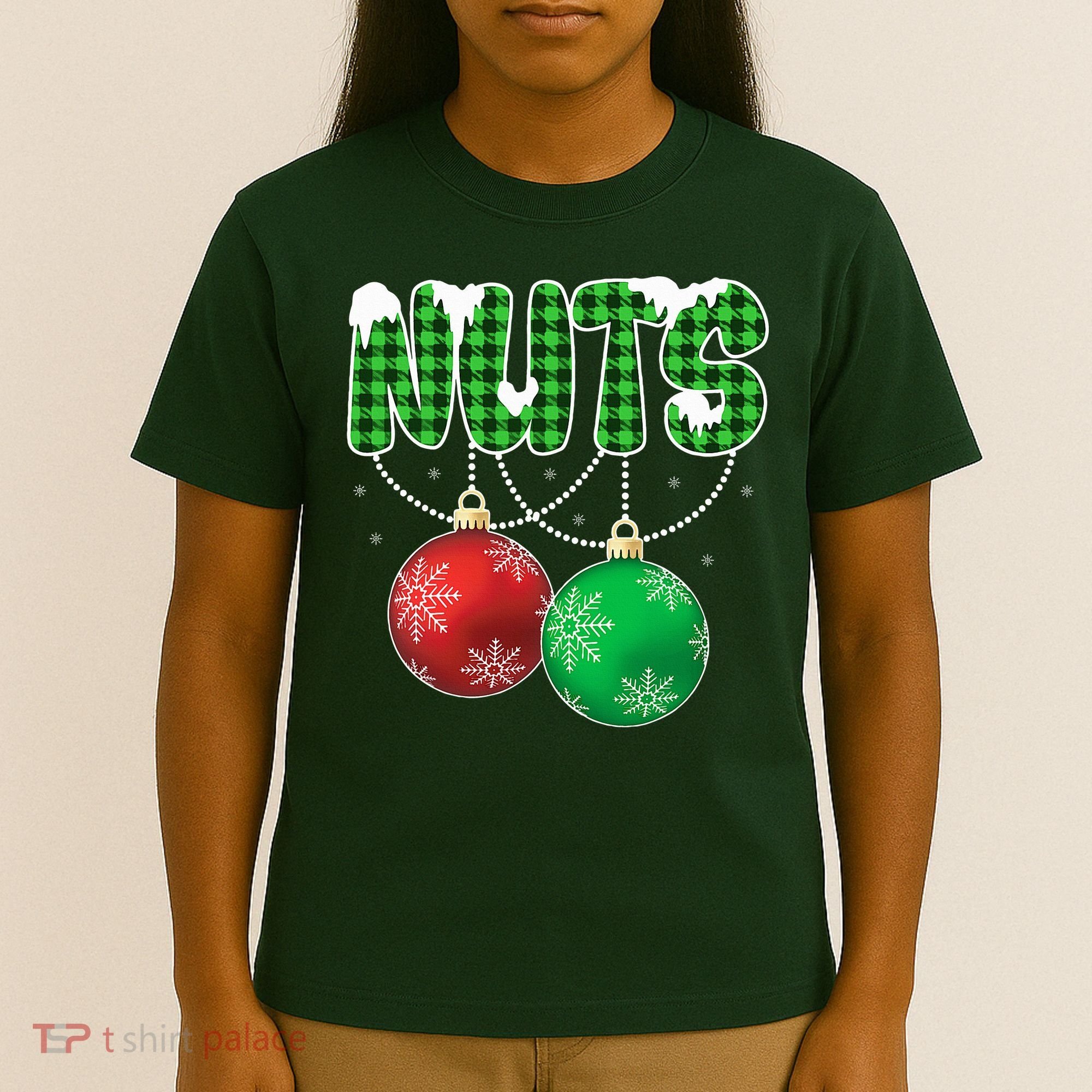 Chest Nuts Christmas Matching Couple Chestnuts  T-Shirt