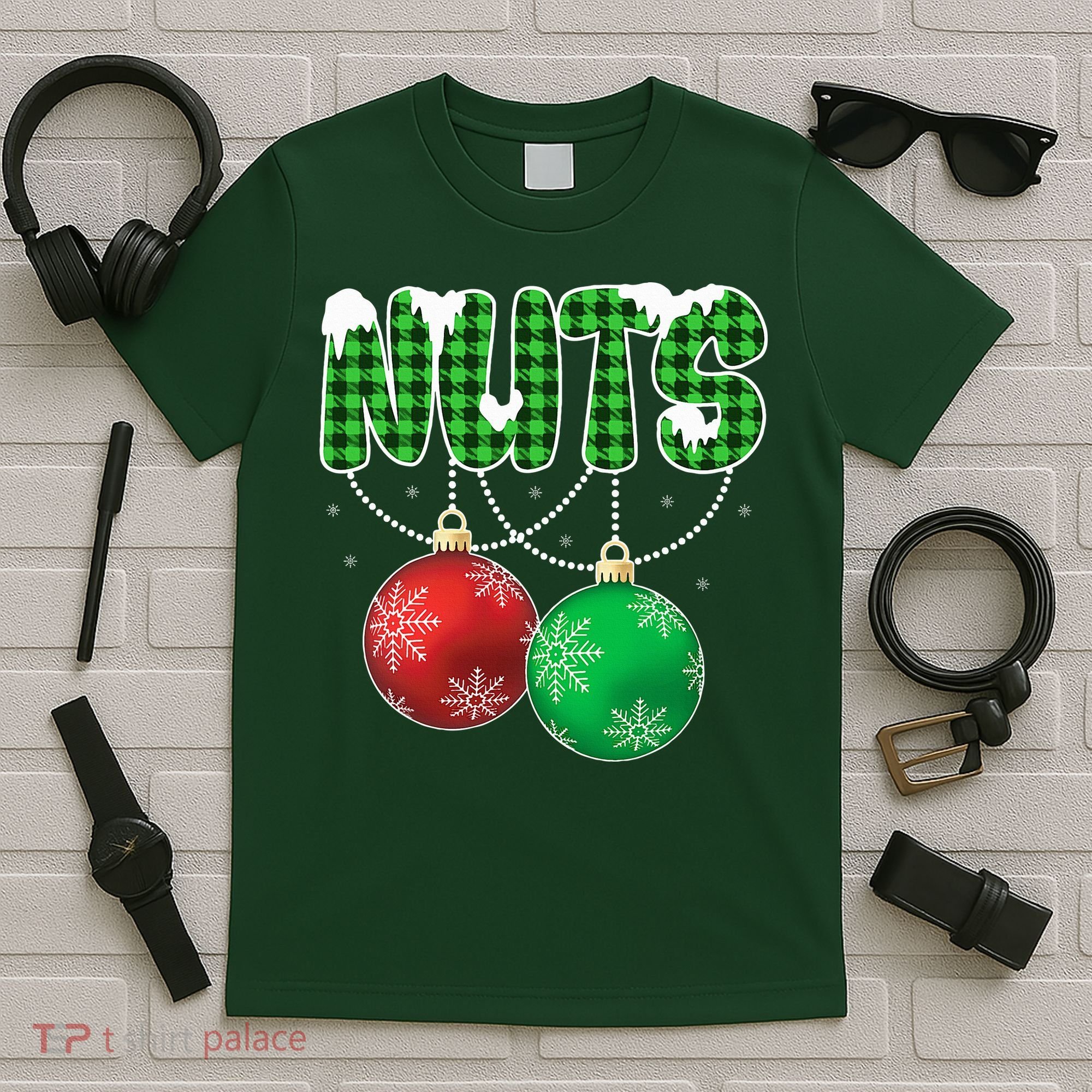 Chest Nuts Christmas Matching Couple Chestnuts  T-Shirt