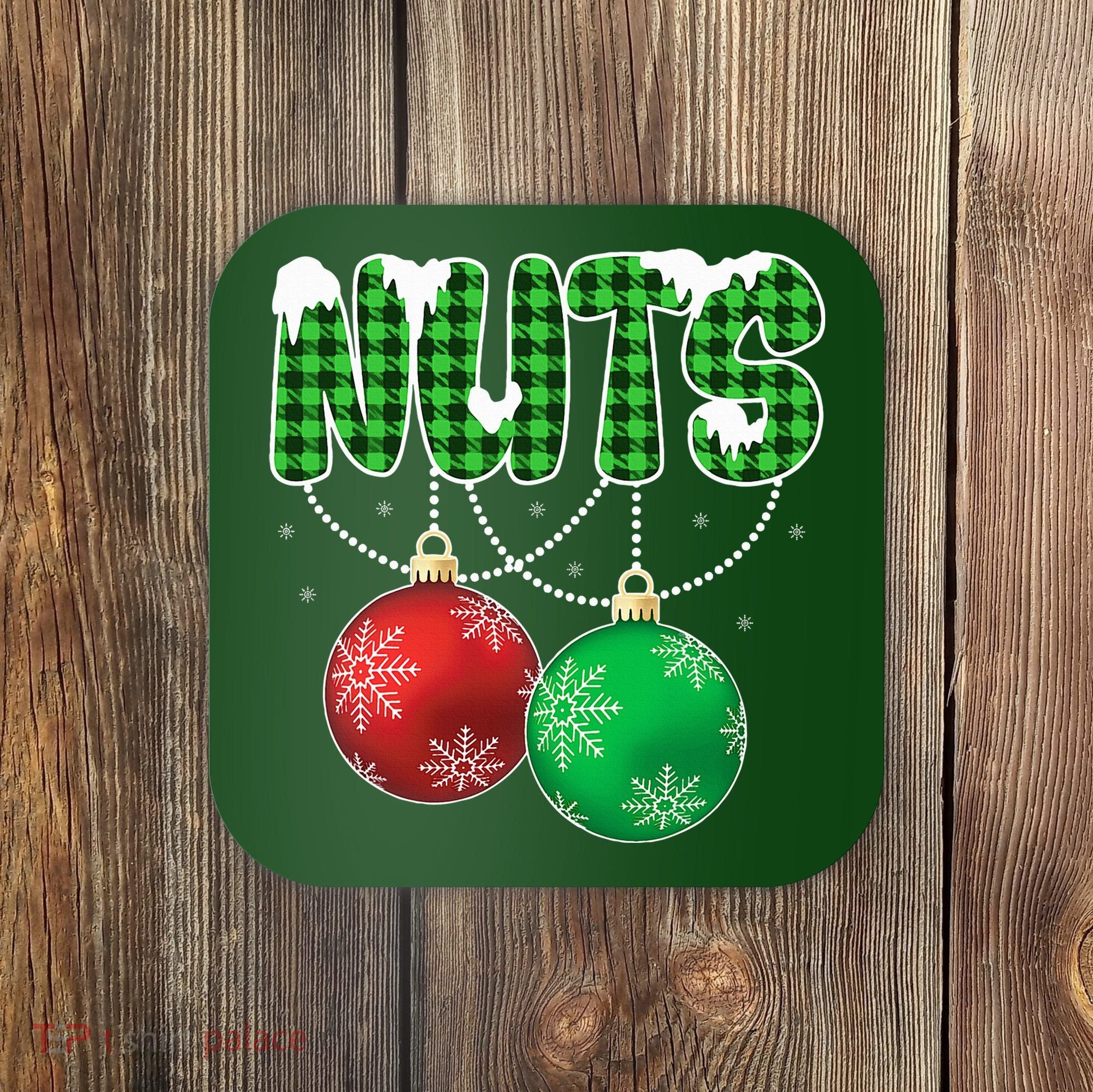 Chest Nuts Christmas Matching Couple Chestnuts  Coaster