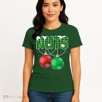 Chest Nuts Christmas Matching Couple Chestnuts  Women's T-Shirt thumb 4