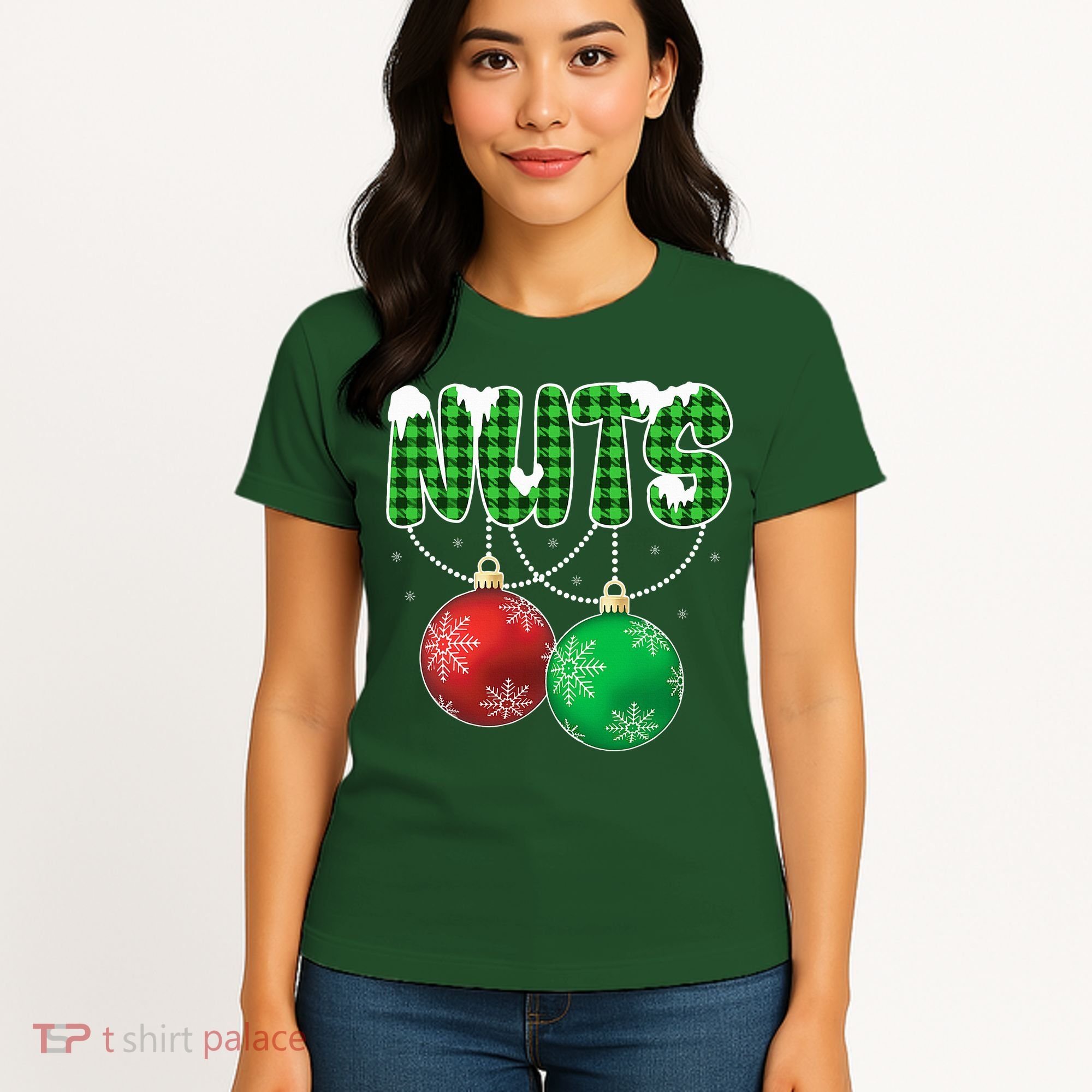 Chest Nuts Christmas Matching Couple Chestnuts  Women's T-Shirt