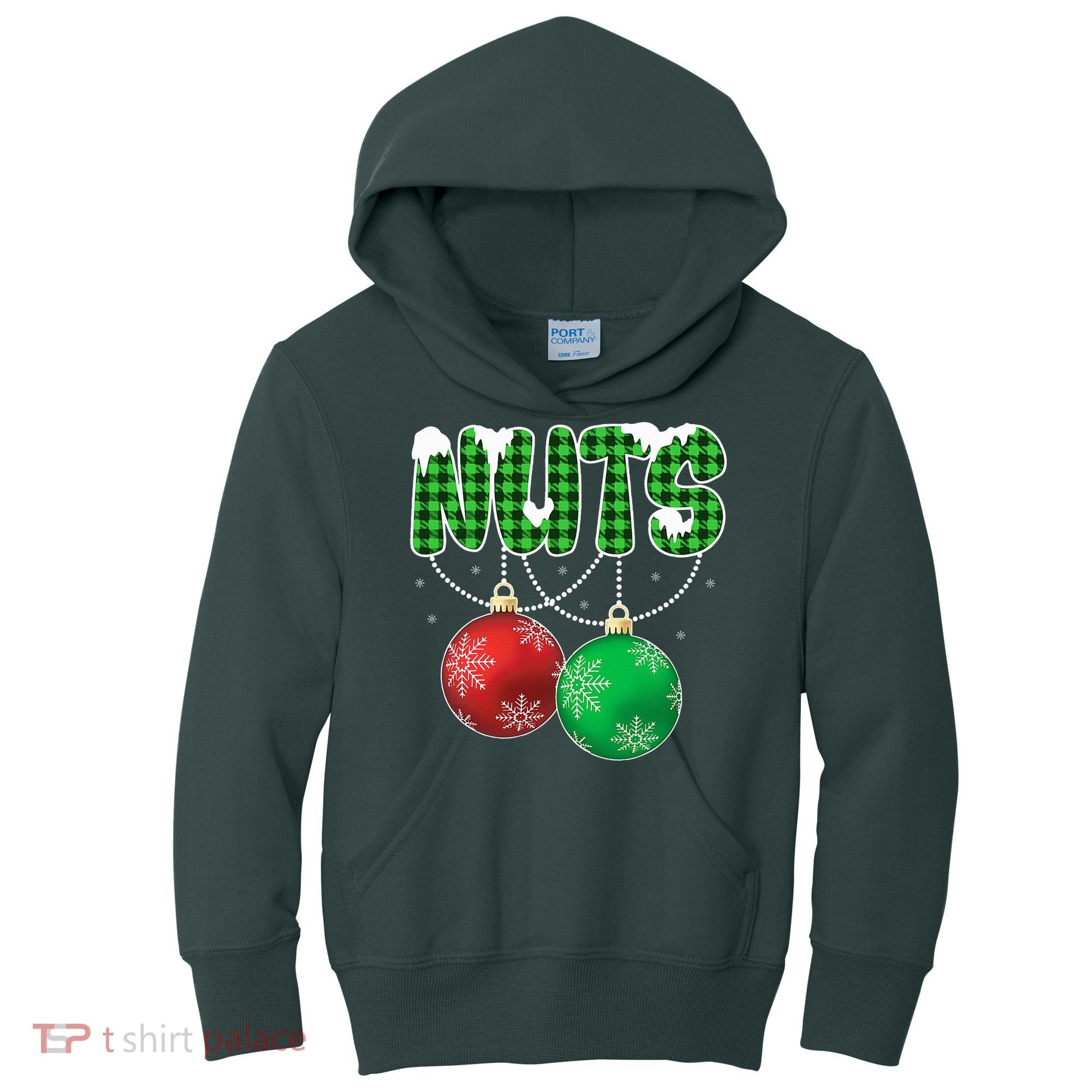 Chest Nuts Christmas Matching Couple Chestnuts  Kids Hoodie