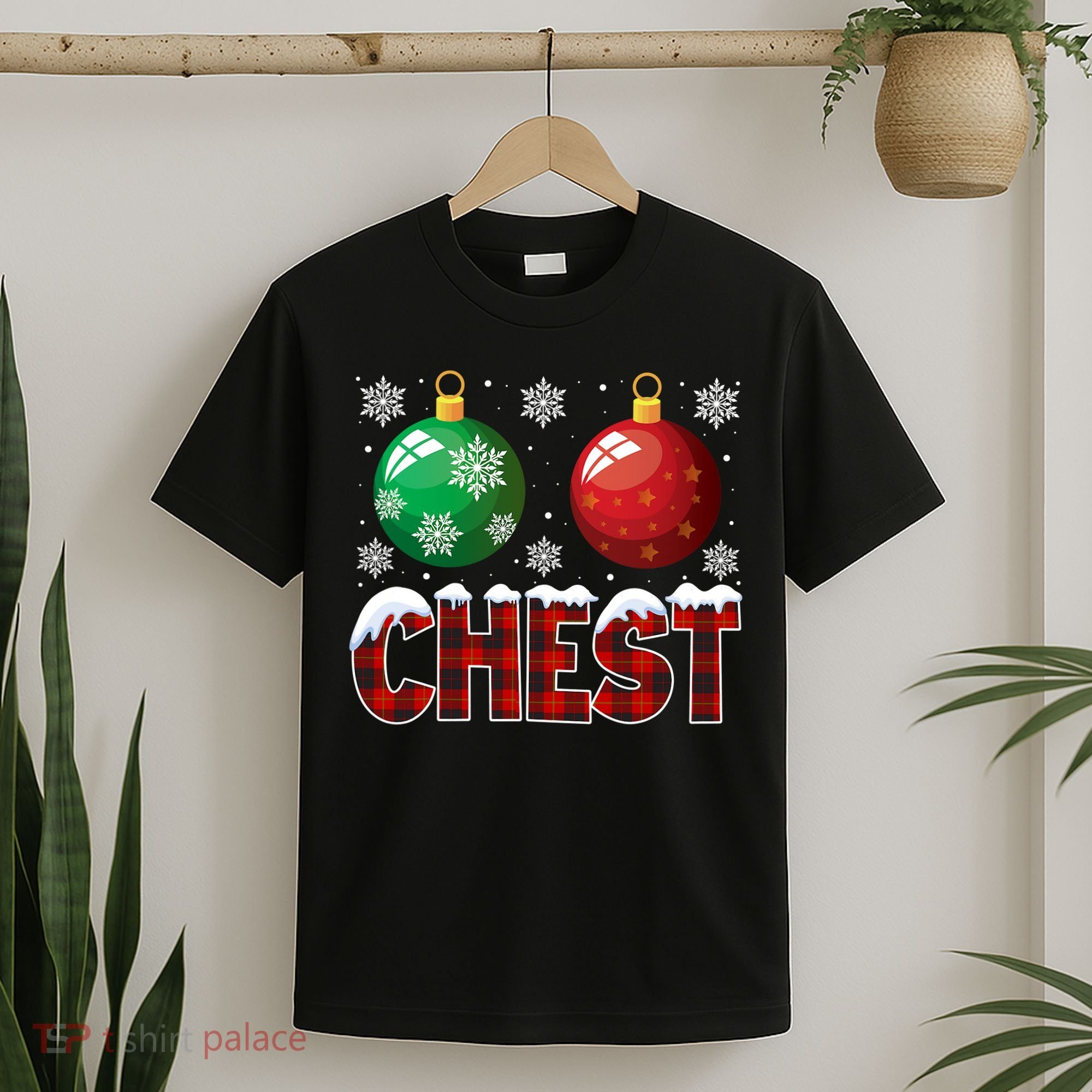 Chest Nuts Christmas Shirt Funny Matching Couple Chestnuts T-Shirt