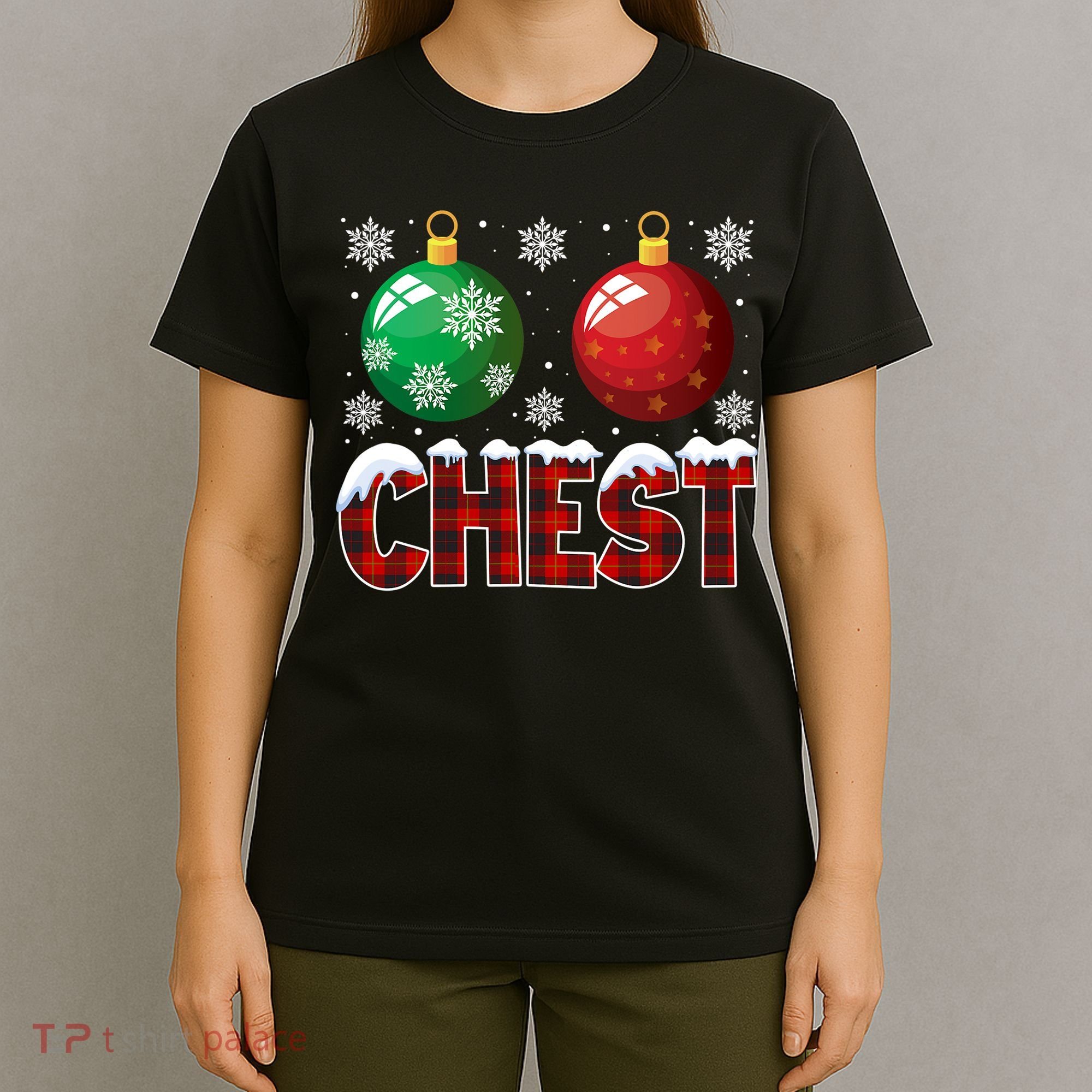 Chest Nuts Christmas Shirt Funny Matching Couple Chestnuts T-Shirt