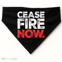 Ceasefire Now USA-Made Doggie Bandana thumb 0