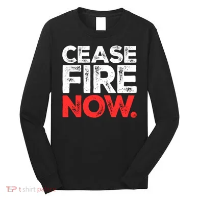 Ceasefire Now Long Sleeve Shirt