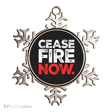 Ceasefire Now Ornament