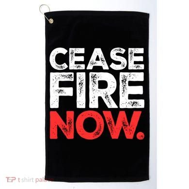 Ceasefire Now Golf Towel