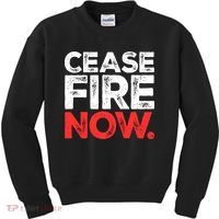 Ceasefire Now Kids Sweatshirt thumb 0