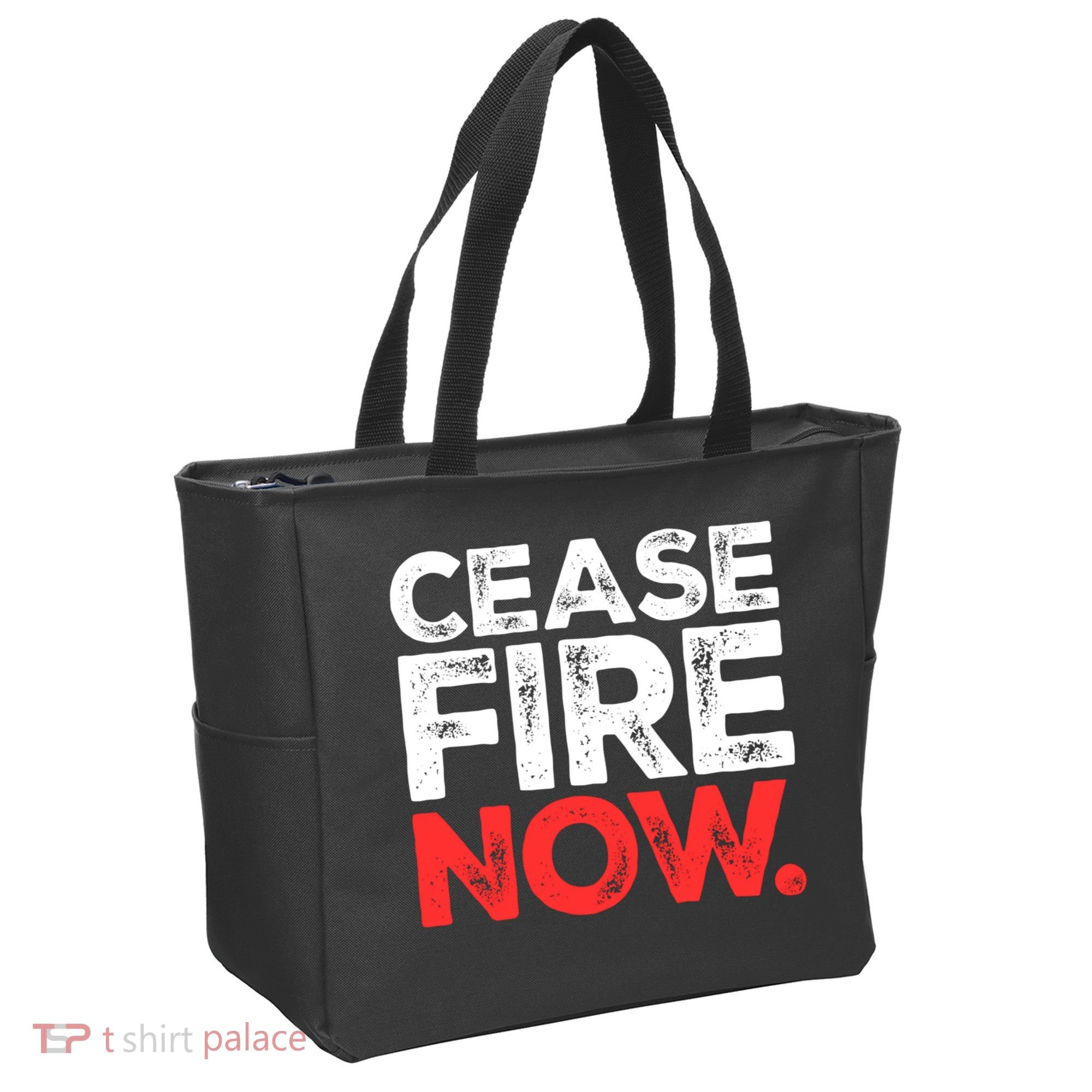 Ceasefire Now Tote Bag