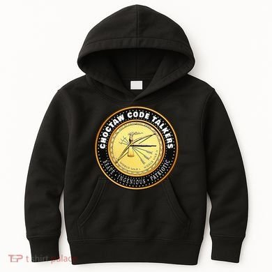 Choctaw Nation Code Talkers Homage For Heritage Supporters Kids Hoodie