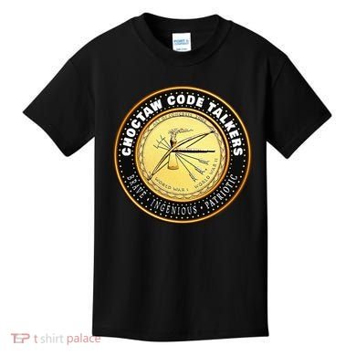 Choctaw Nation Code Talkers Homage For Heritage Supporters Kids T-Shirt