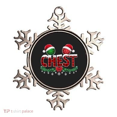 Chest Nuts Christmas Funny Matching Couple Chestnuts Xmas Ornament