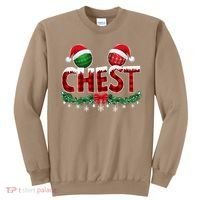 Chest Nuts Christmas Funny Matching Couple Chestnuts Xmas Sweatshirt thumb 0