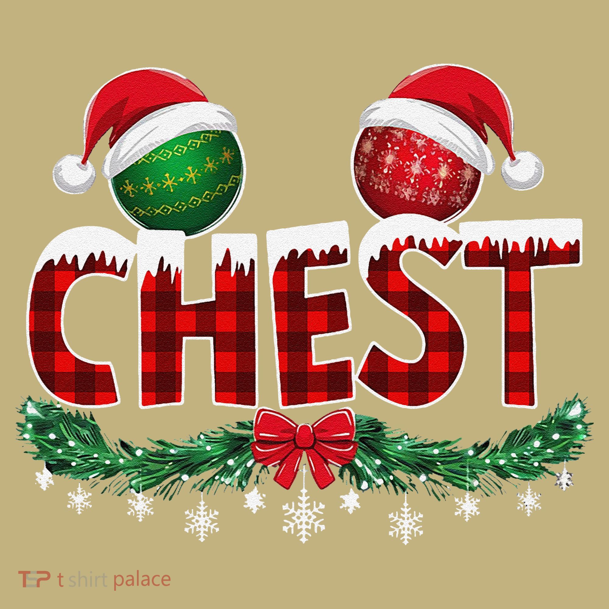 Chest Nuts Christmas Funny Matching Couple Chestnuts Xmas Sweatshirt