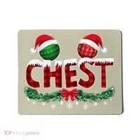 Chest Nuts Christmas Funny Matching Couple Chestnuts Xmas Mousepad thumb 0