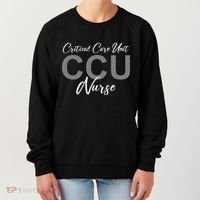 CCU Nurse Critical Care Unit Nursing Women's Sweatshirt thumb 0