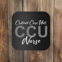 CCU Nurse Critical Care Unit Nursing Coaster thumb 0