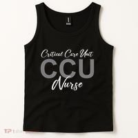 CCU Nurse Critical Care Unit Nursing Tank Top thumb 2