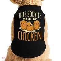 Chicken Nuggets Chicken Chicken Fast Food Funny Saying Doggie Tank thumb 0
