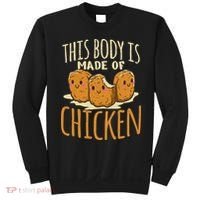 Chicken Nuggets Chicken Chicken Fast Food Funny Saying Sweatshirt thumb 0