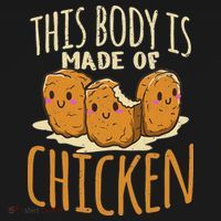 Chicken Nuggets Chicken Chicken Fast Food Funny Saying Sweatshirt thumb 3